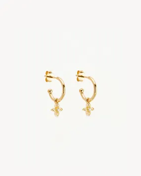 18k Gold Vermeil Live in Light Hoop Earrings