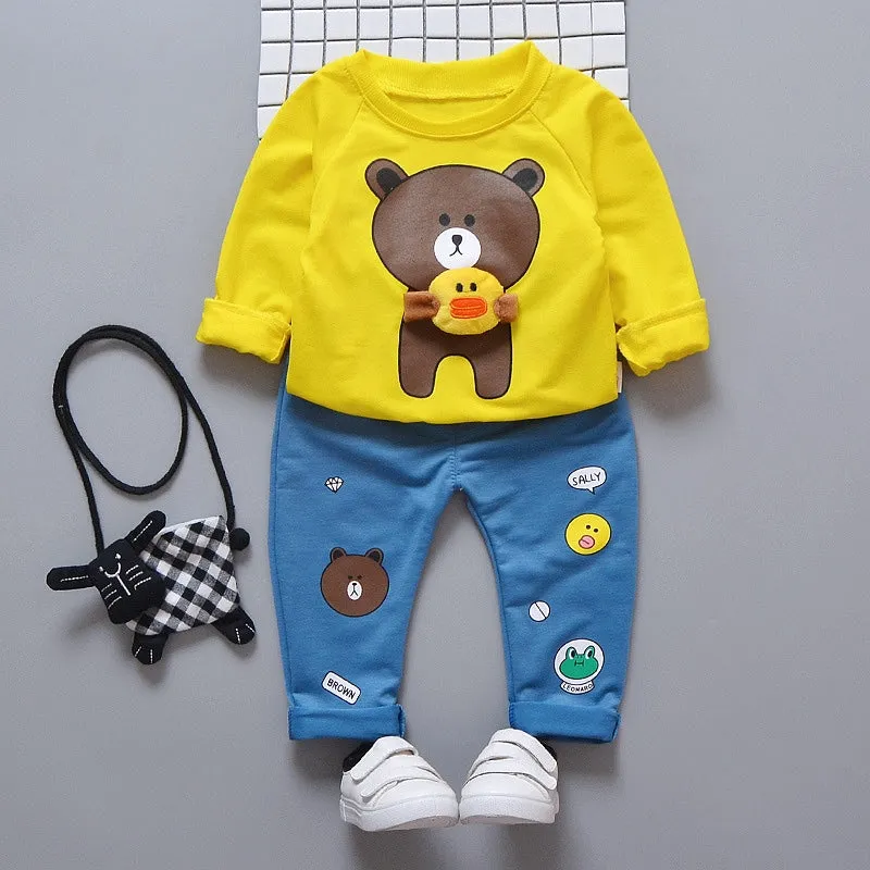 2 Pcs Boys Pants Suits 338027 - (2-3 Y)