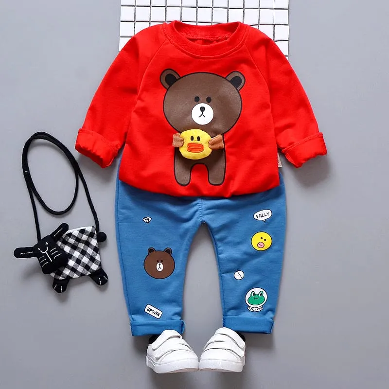 2 Pcs Boys Pants Suits 338027 - (2-3 Y)