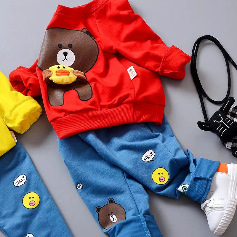 2 Pcs Boys Pants Suits 338027 - (2-3 Y)