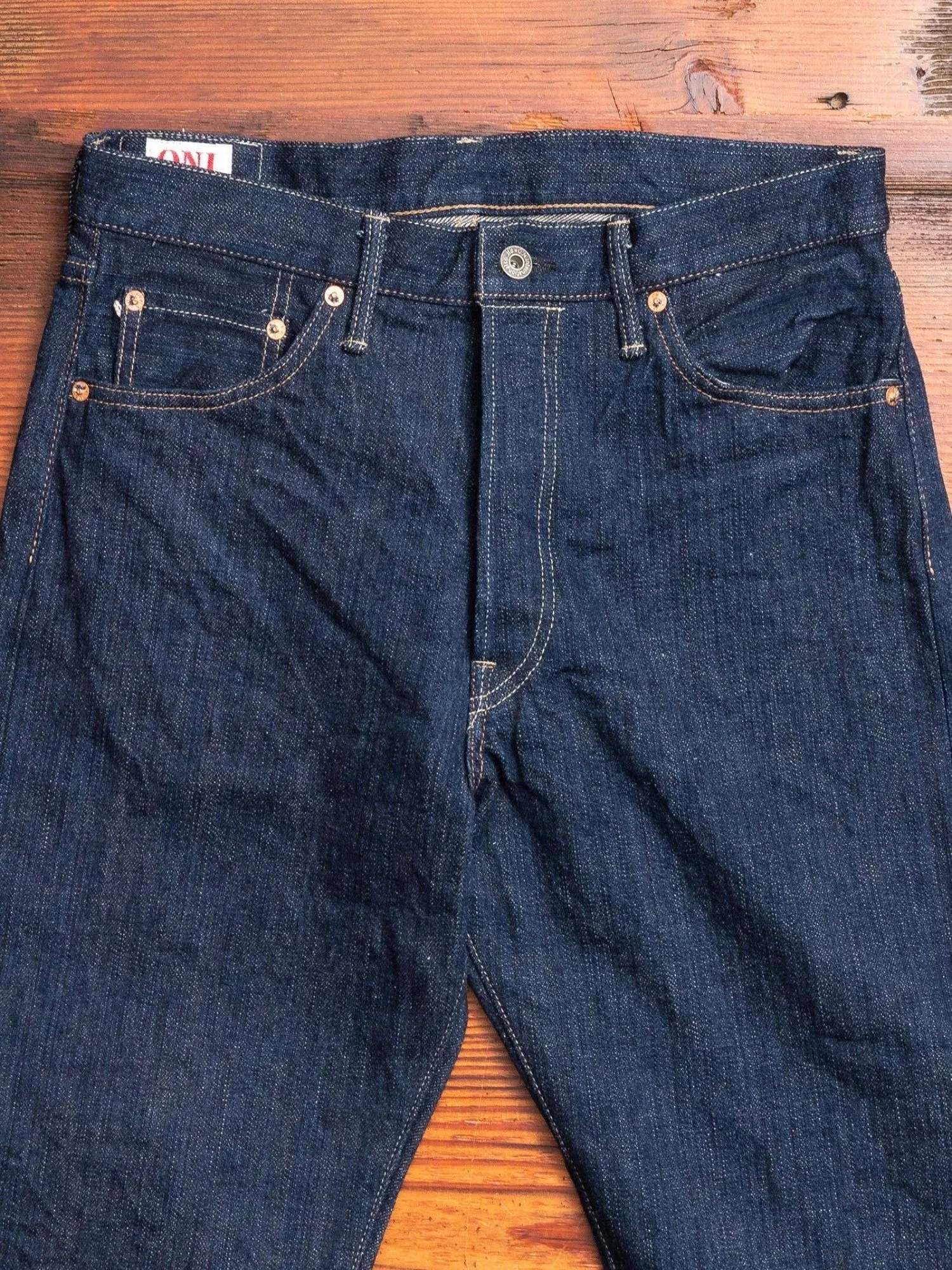 246 "Kiwami" 16oz Natural Indigo Selvedge Denim - Clean Straight Fit