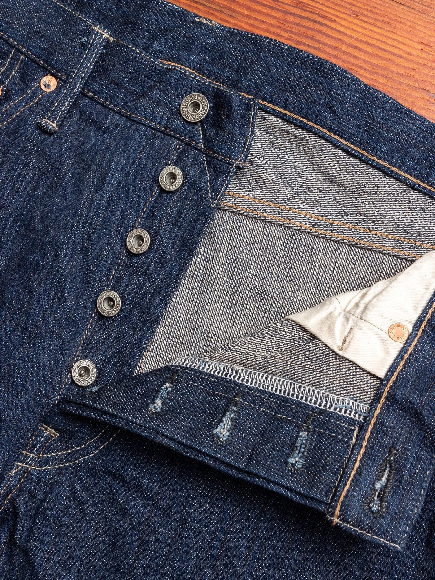 246 "Kiwami" 16oz Natural Indigo Selvedge Denim - Clean Straight Fit