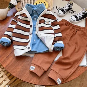 3 Pcs  Boys Pants Suit 475538 - (2-3 Y )