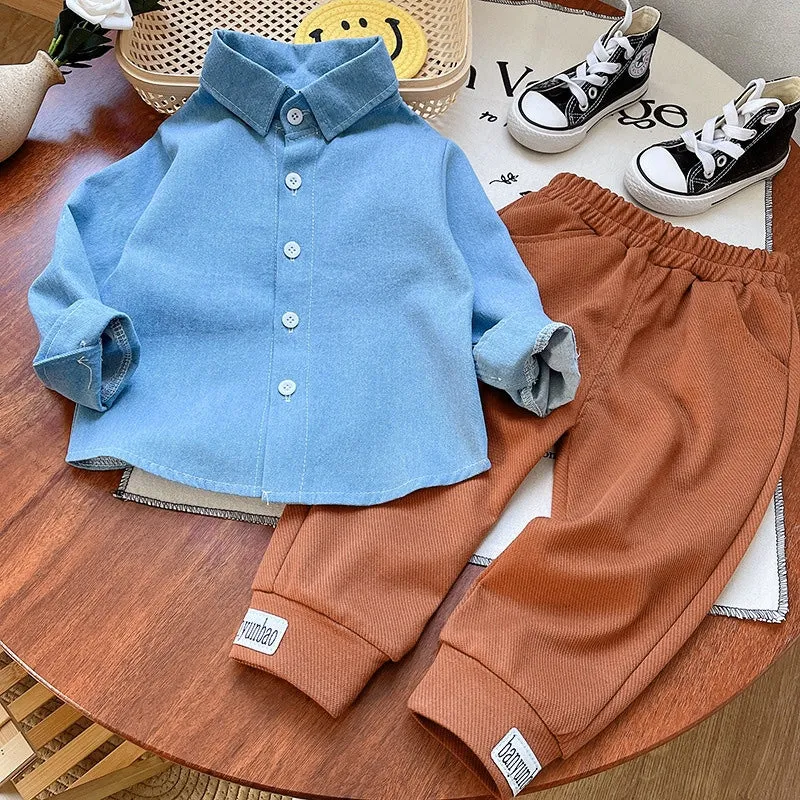 3 Pcs  Boys Pants Suit 475538 - (2-3 Y )