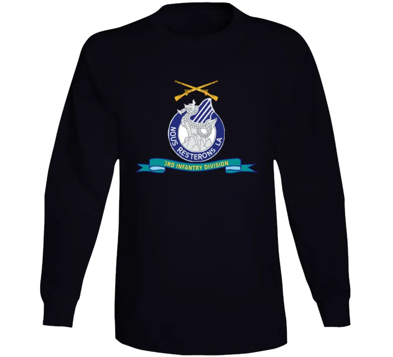 3rd Infantry Division - W Br - Ribbon Long Sleeve