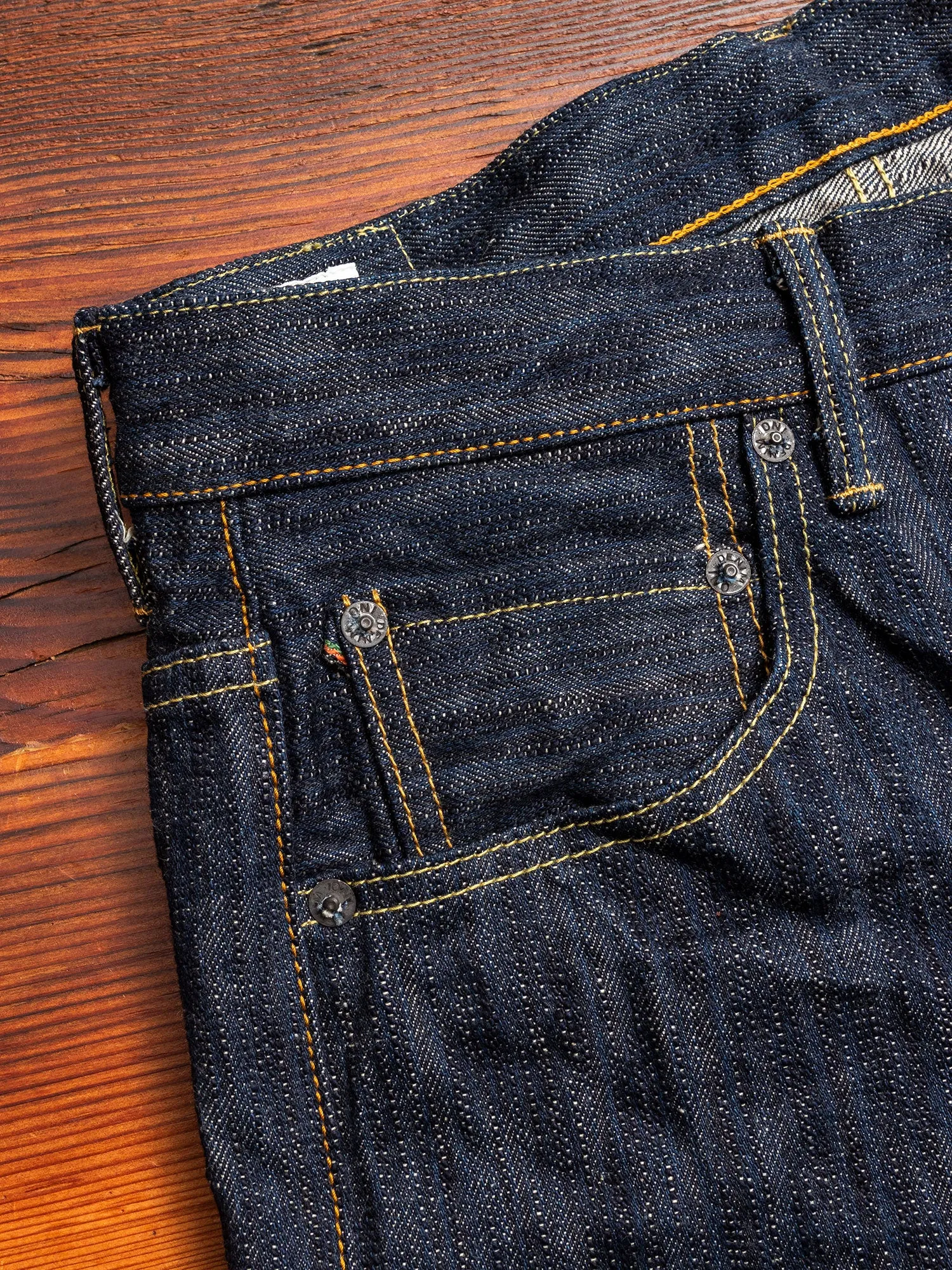 642-NIKHN "Natural Indigo Kihannen" 18oz Selvedge Denim - Relaxed Tapered Fit