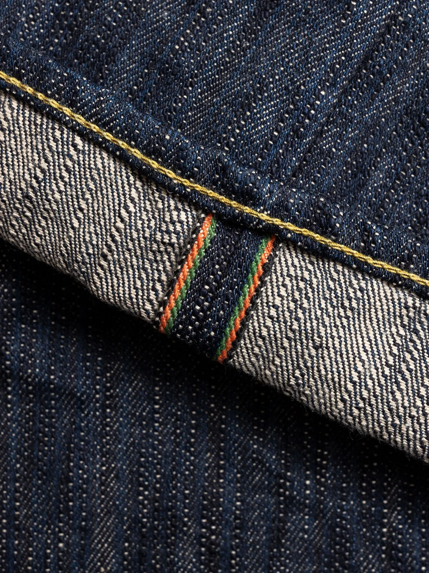 642-NIKHN "Natural Indigo Kihannen" 18oz Selvedge Denim - Relaxed Tapered Fit