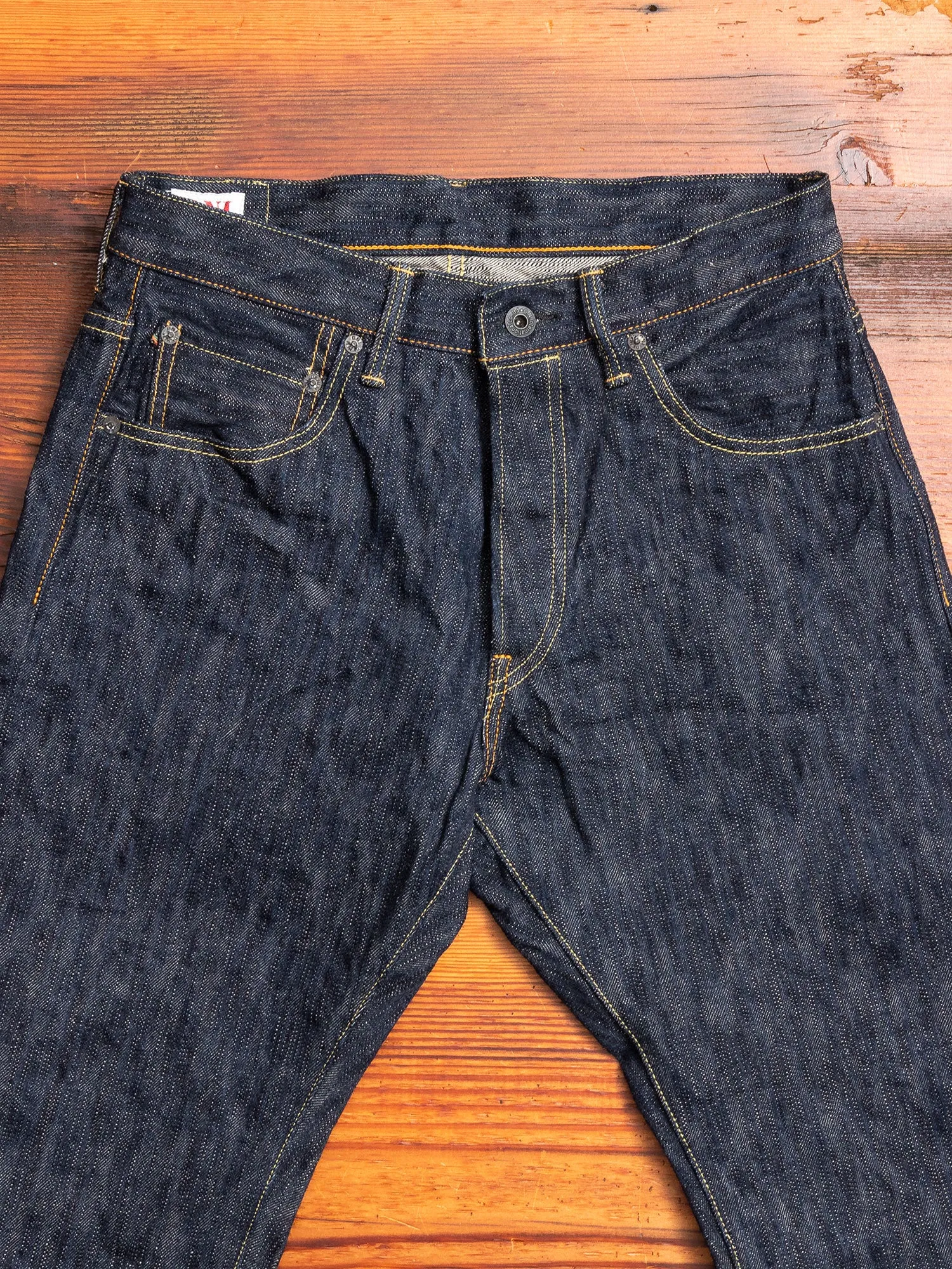 642-NIKHN "Natural Indigo Kihannen" 18oz Selvedge Denim - Relaxed Tapered Fit