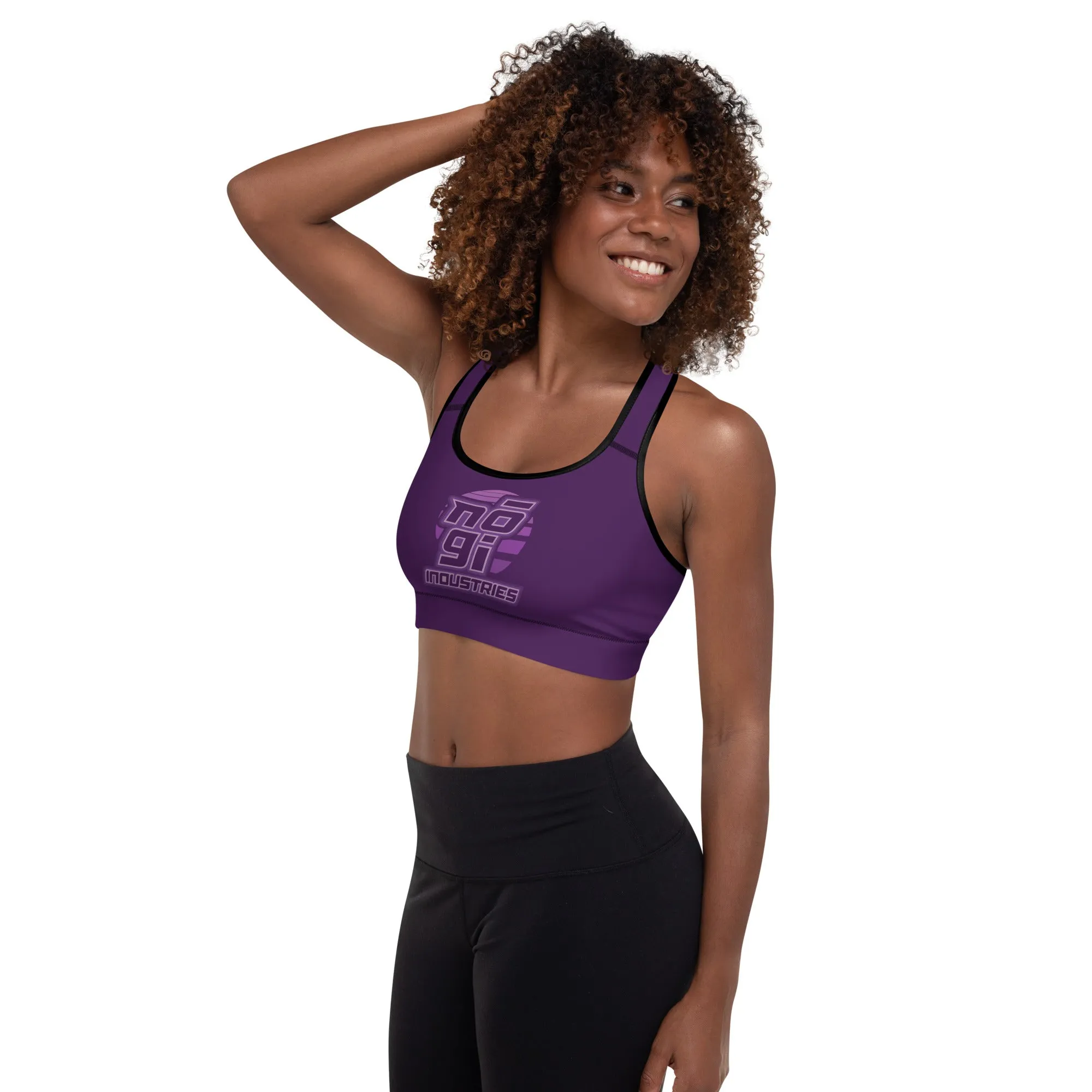 7Four PURPLE Padded Sports Bra by Nogi Industries