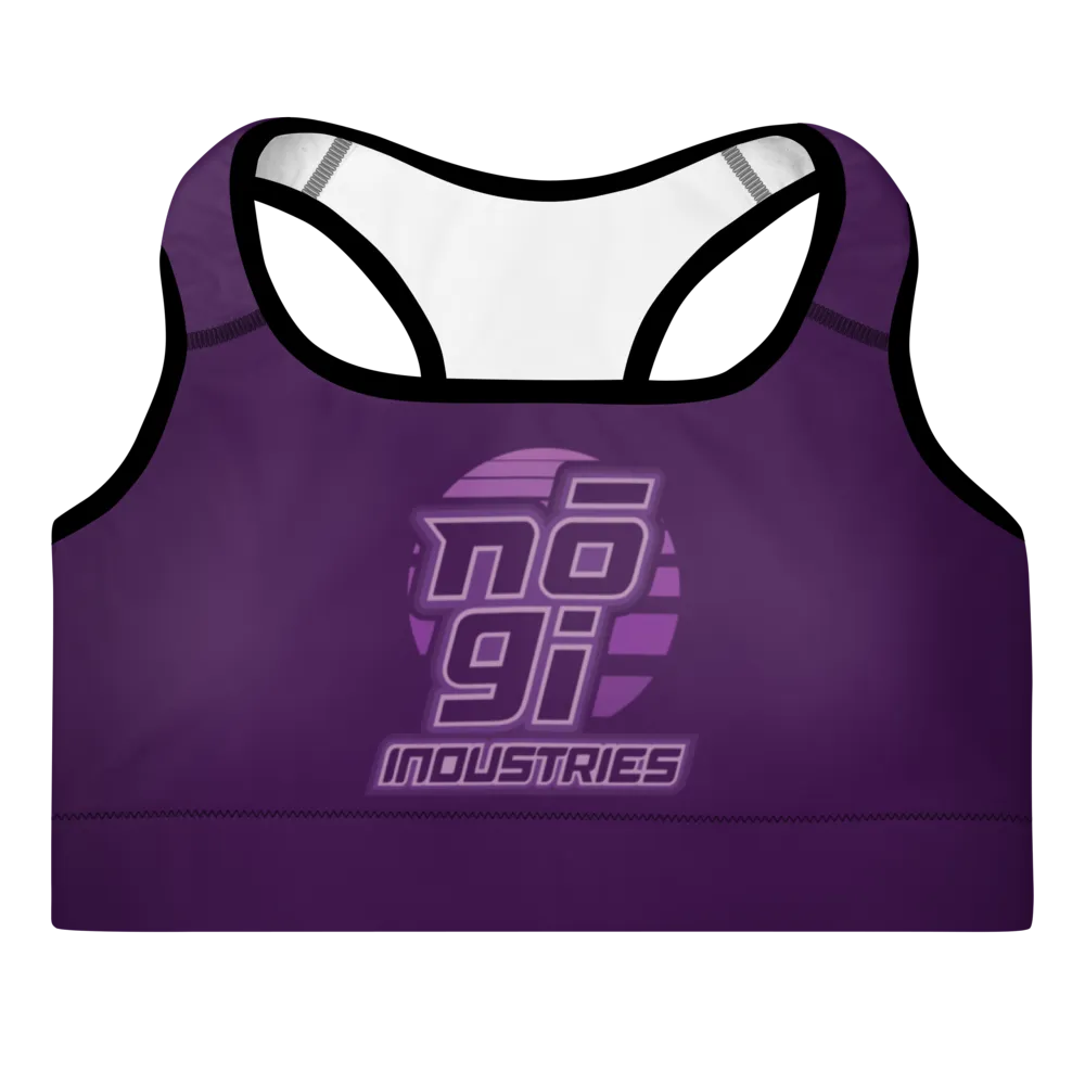 7Four PURPLE Padded Sports Bra by Nogi Industries