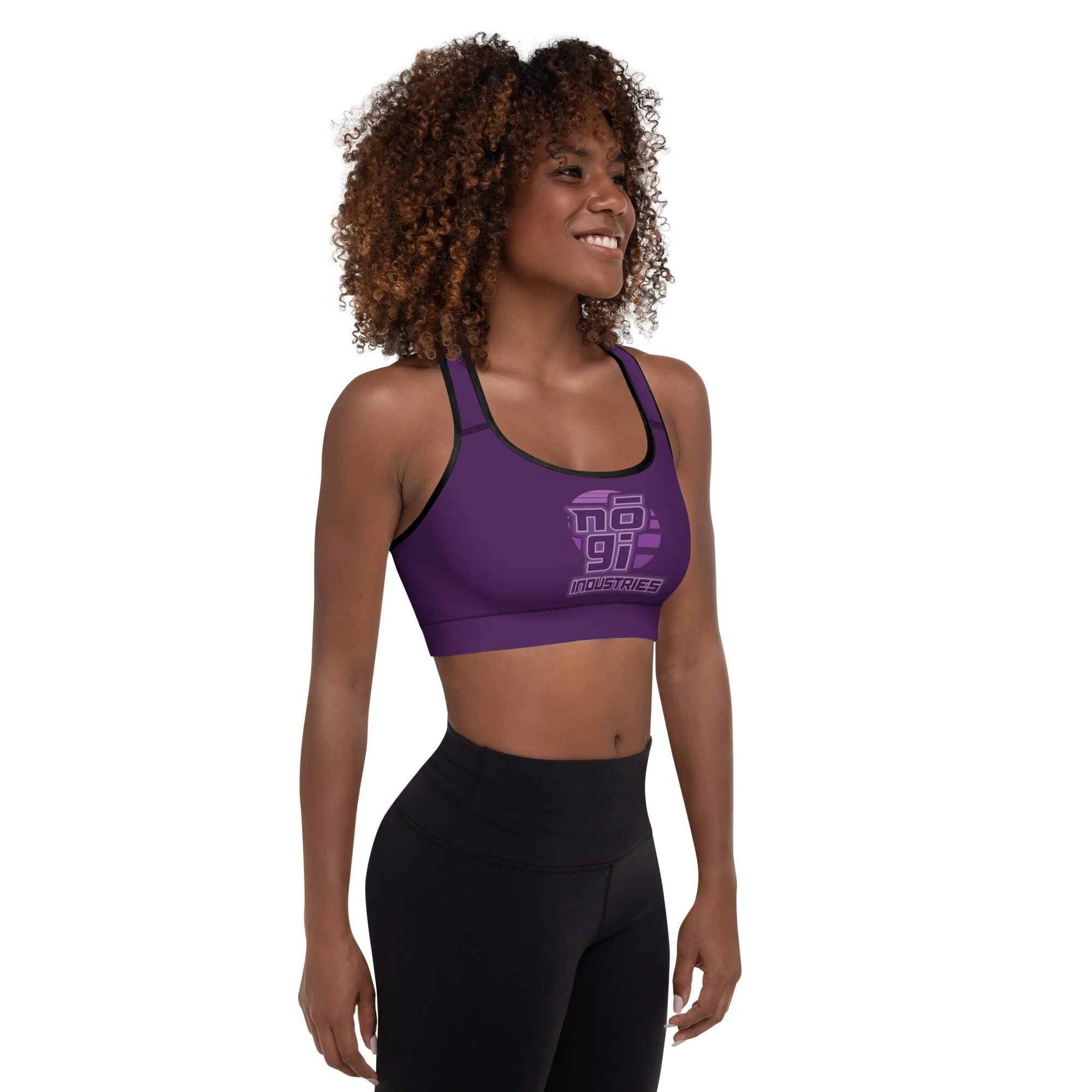 7Four PURPLE Padded Sports Bra by Nogi Industries