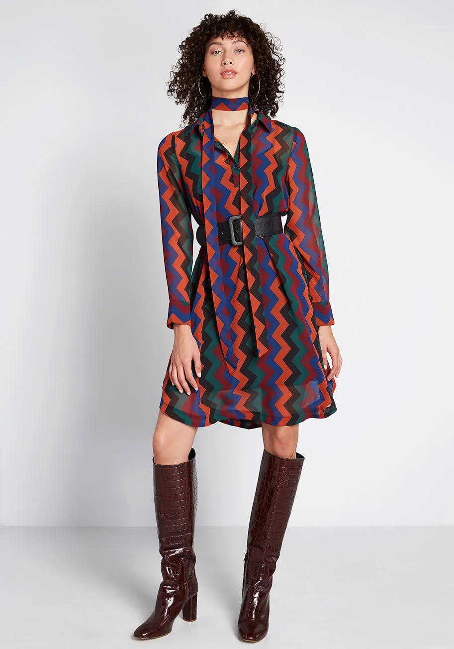 A Fine Design Shirt Dress