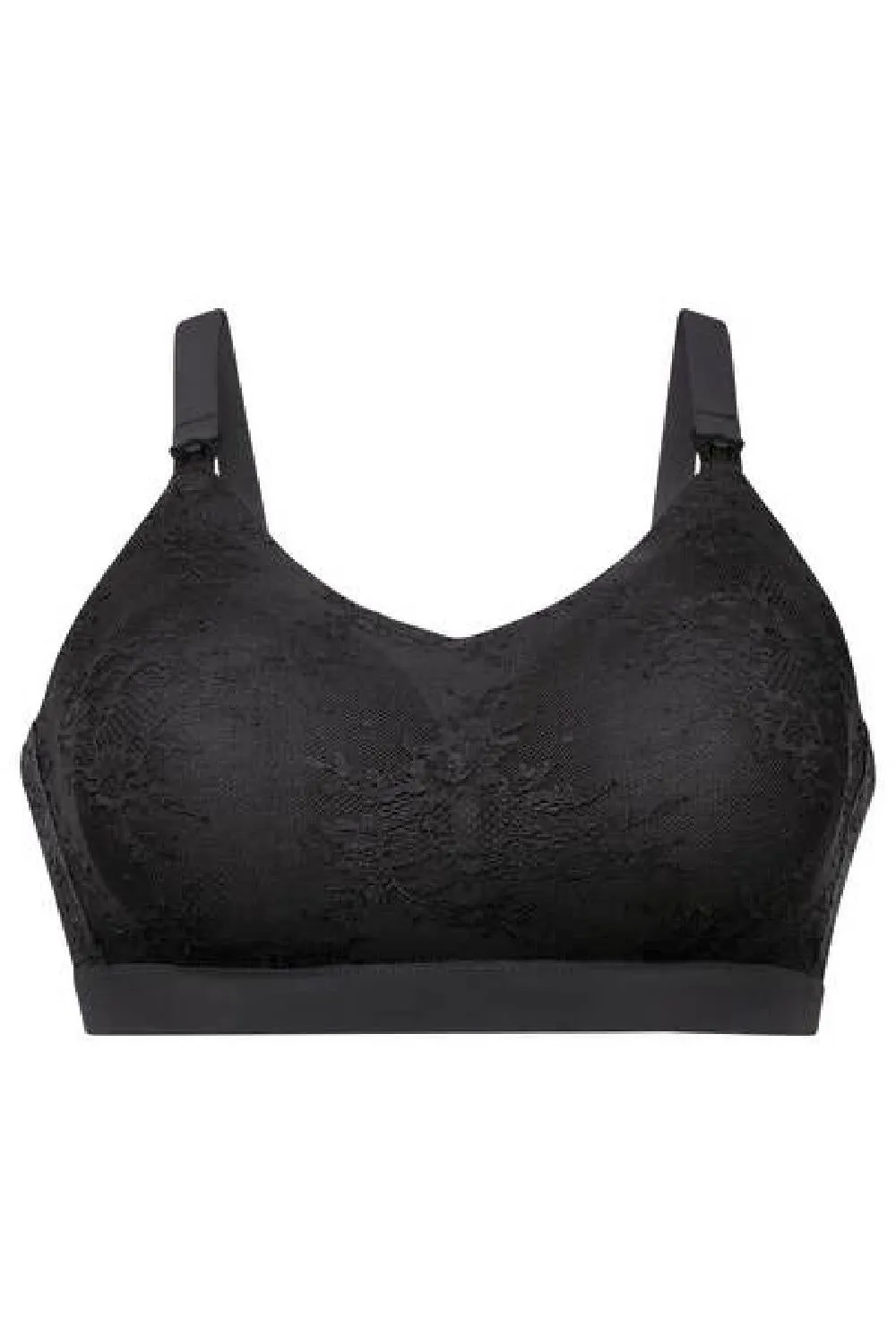 Anita Essential Lace Moulded Cups Nursing Bra,Anthracite (5057)