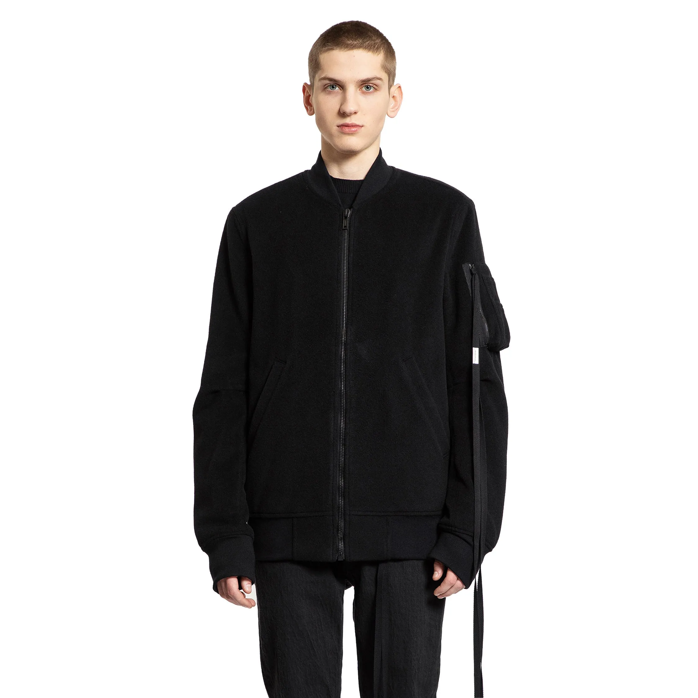 ANN DEMEULEMEESTER MAN BLACK JACKETS