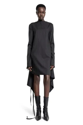 ANN DEMEULEMEESTER WOMAN BLACK DRESSES