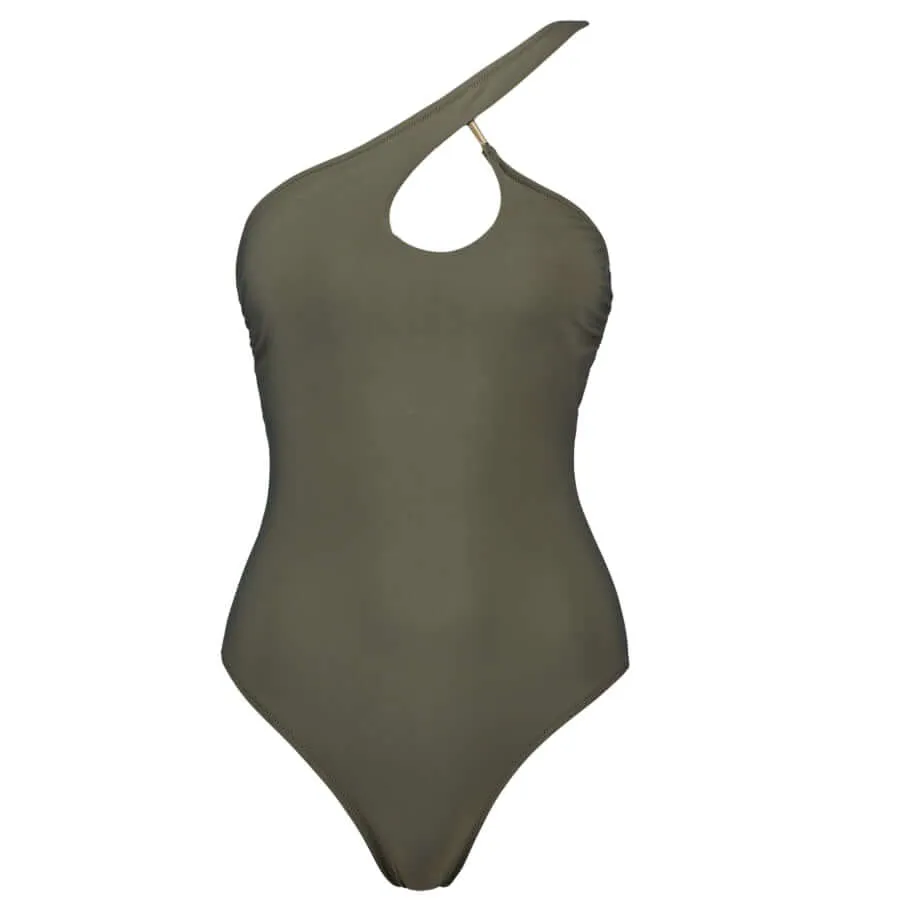 Aubade Beach Escape One-Piece Swimsuit in Kaki  LS67-A