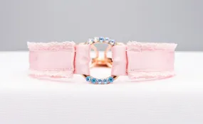 Baby Pink O Ring Luxe Lacey Collar