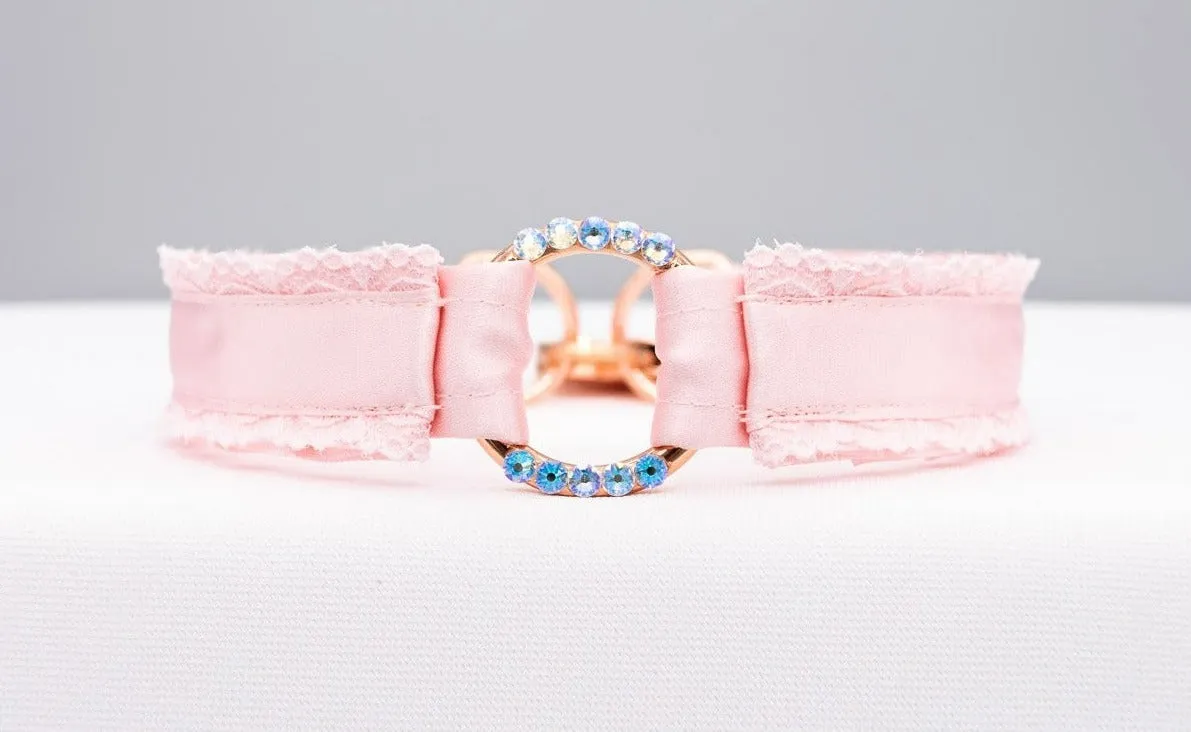 Baby Pink O Ring Luxe Lacey Collar