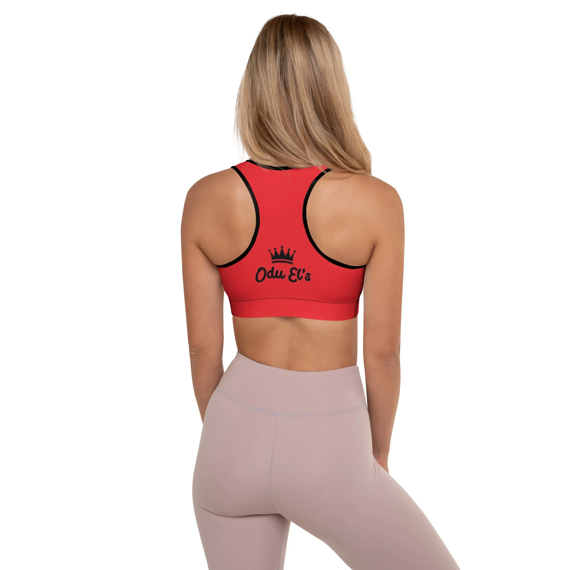 B.E.A.S.T print Padded Sports Bra