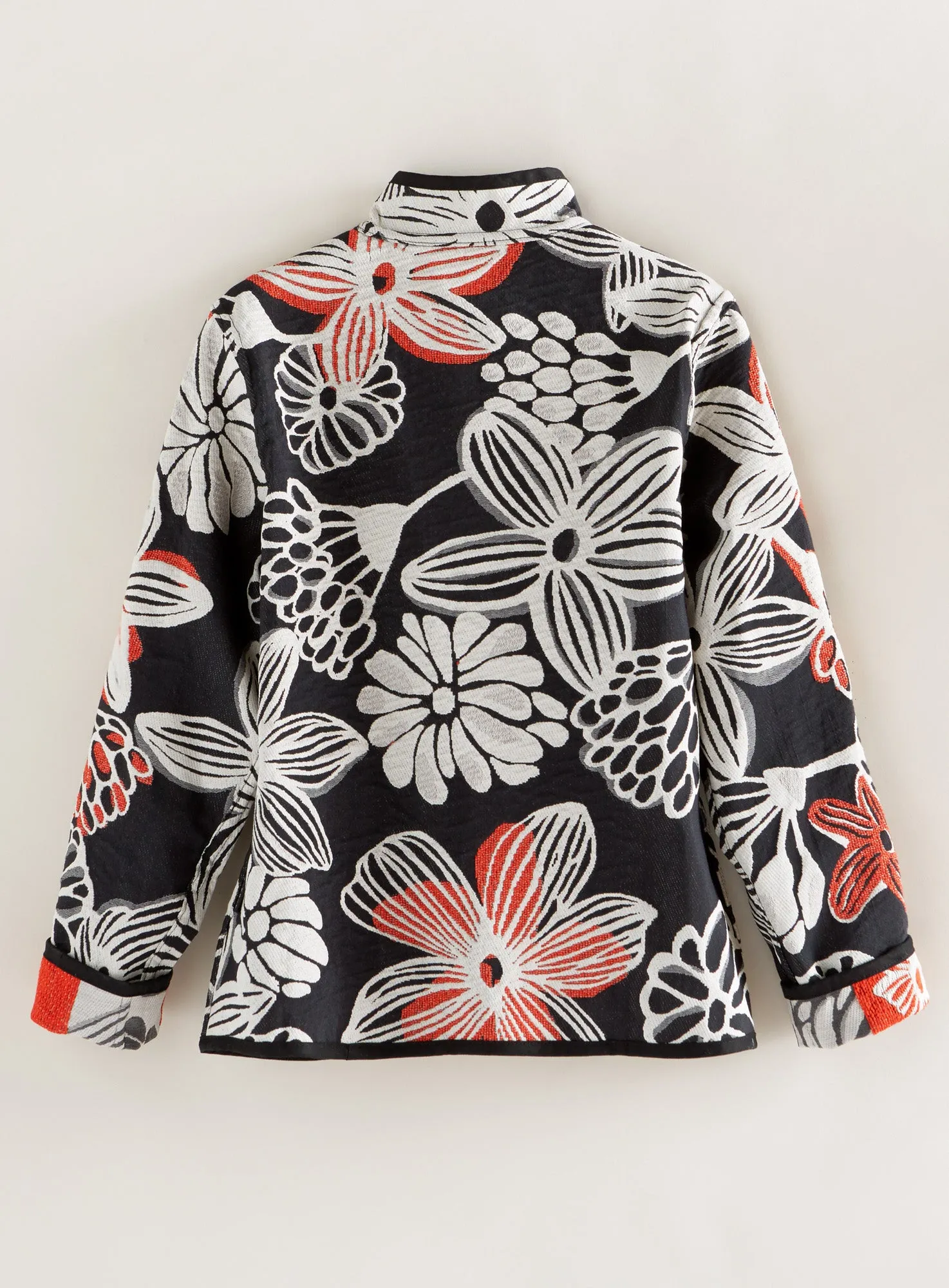 Black and White and Red All Over Reversible Jacket