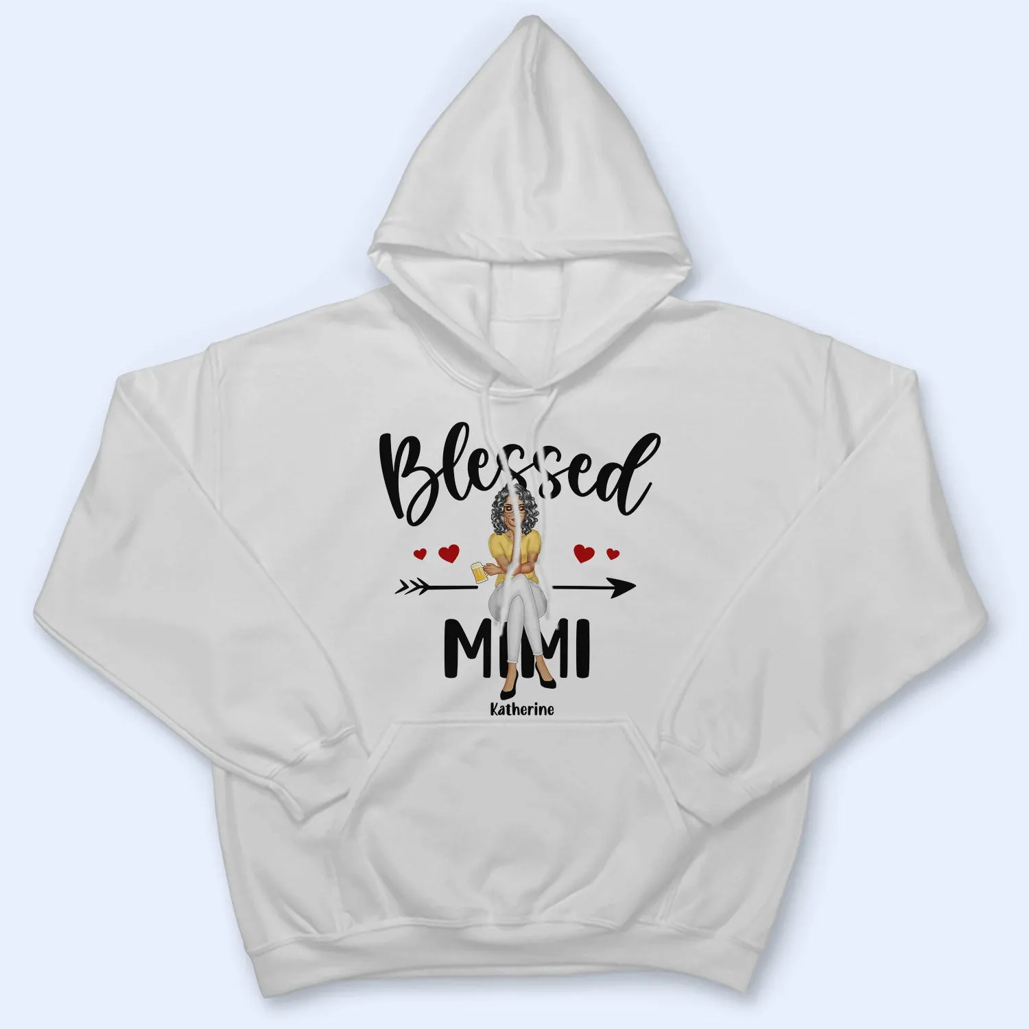 Blessed Grandma - Gift For Grandma, Grandparent - Personalized Custom T Shirt