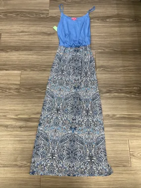 Blue & White Dress Casual Maxi Mix And Co, Size M