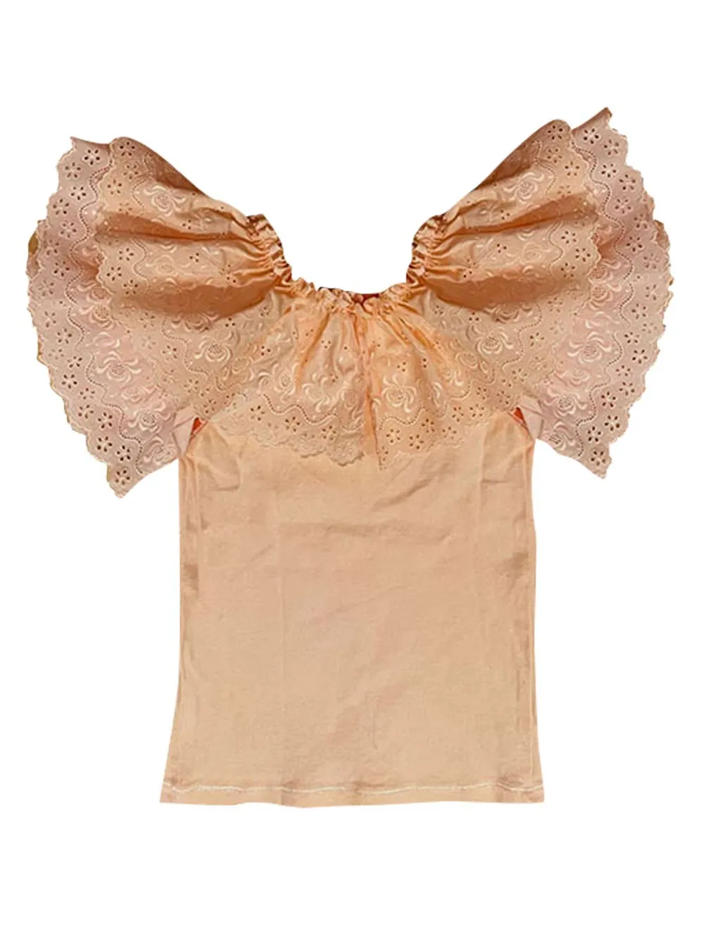 Broderie Peach Top