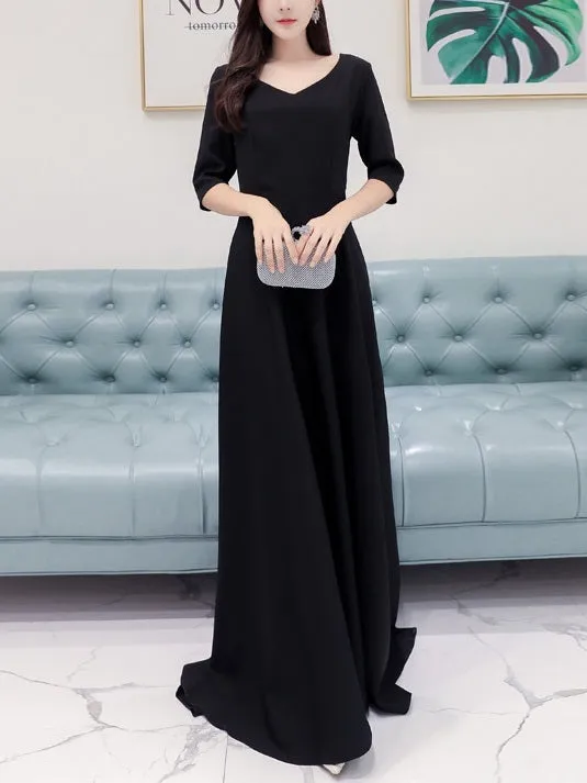 (Bust 86-122CM) Marloes Plus Size Gown Occasion Evening Wedding Mother of the Bride Short Sleeve Maxi Dress