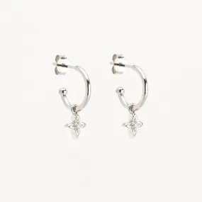 By Charlotte Live in Light Hoop Earrings, Silver