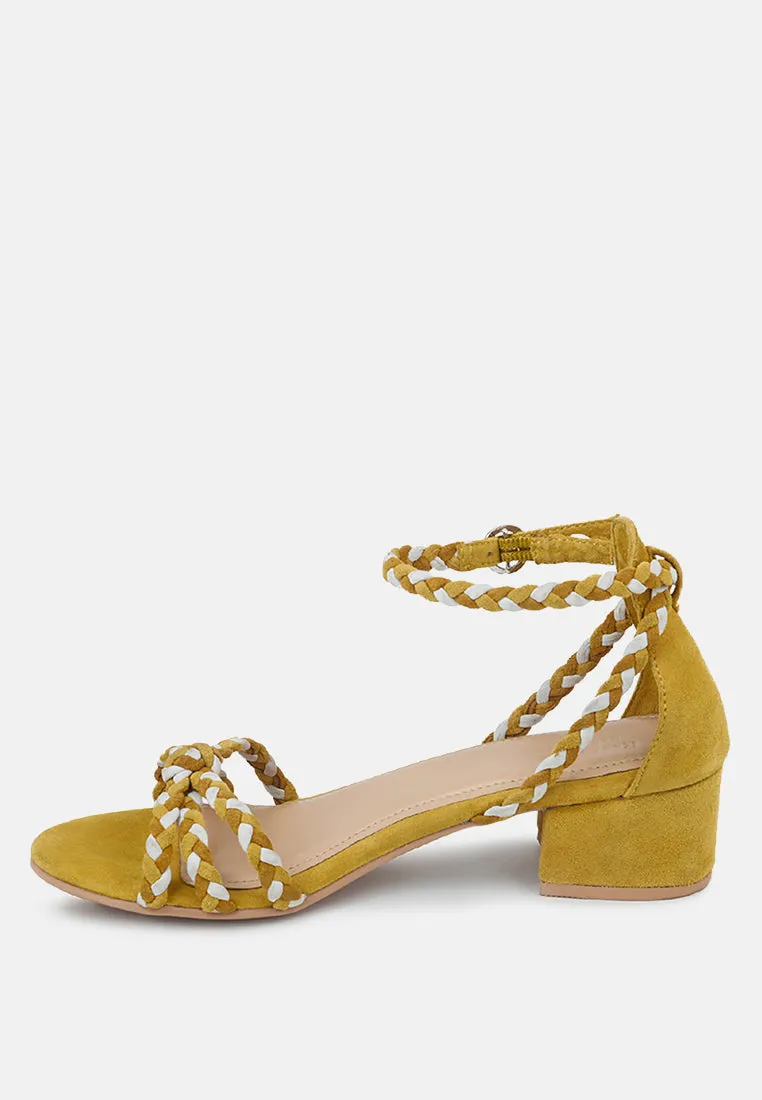 Candance Block Heel Sandal By Ruw