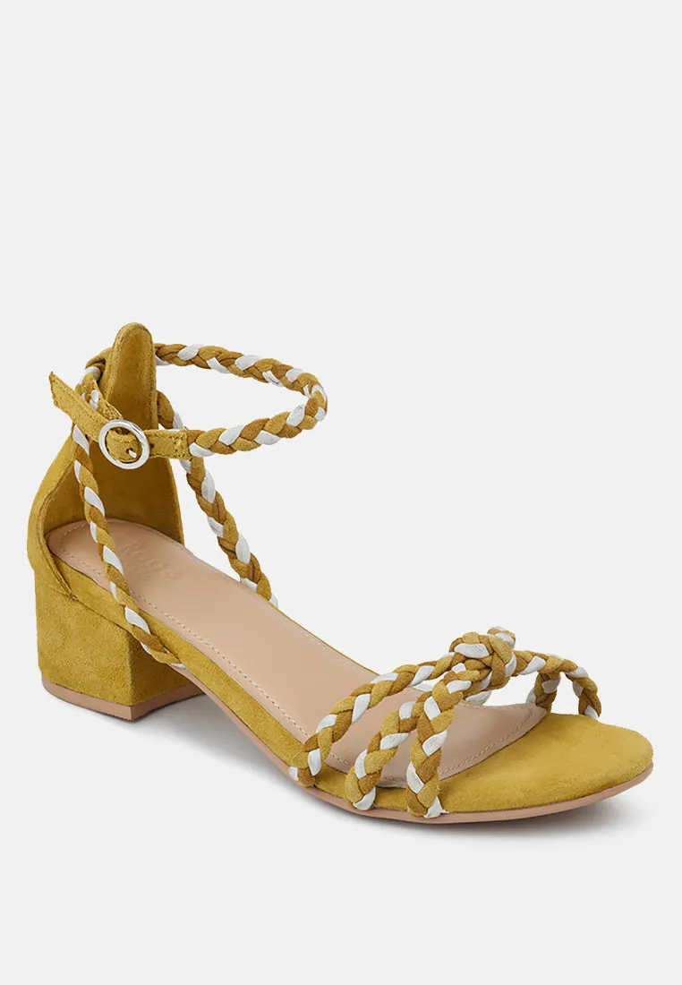 Candance Block Heel Sandal By Ruw