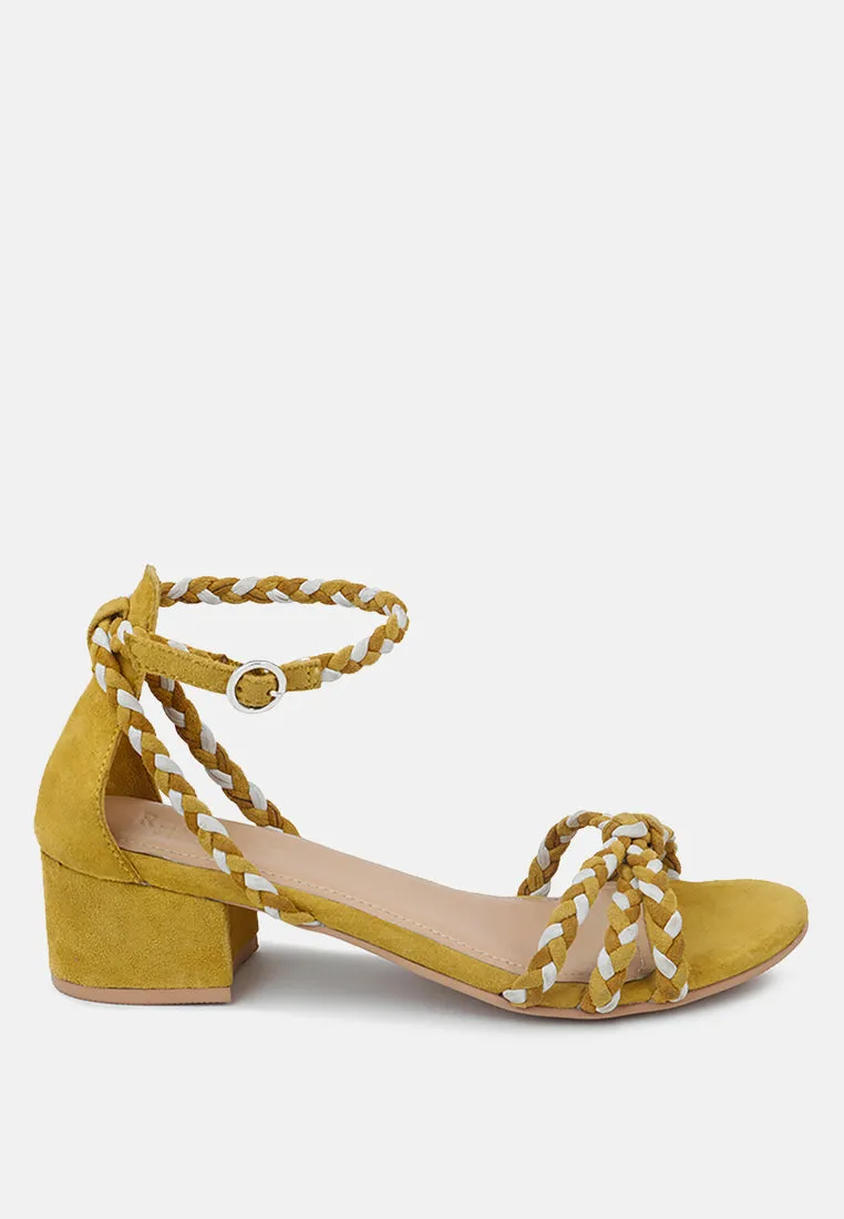 Candance Block Heel Sandal By Ruw