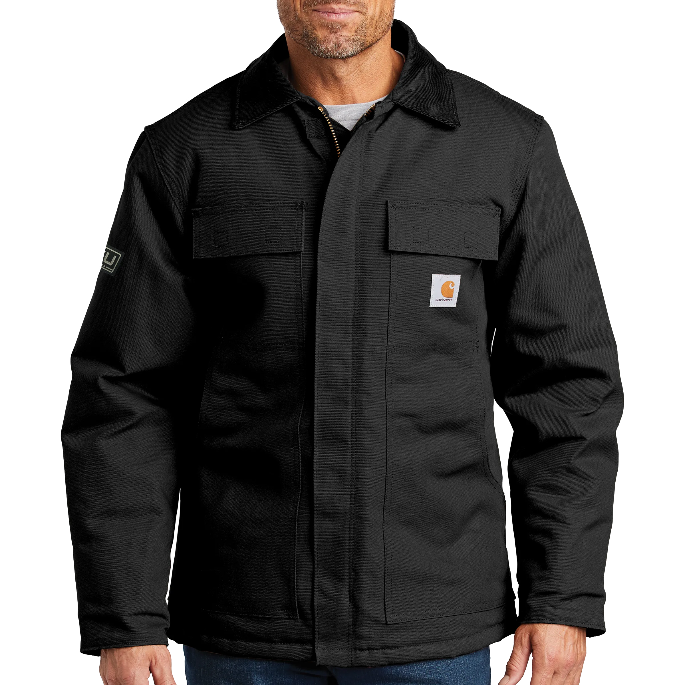 Carhartt  Duck Traditional Coat - Pleather Mono Patch