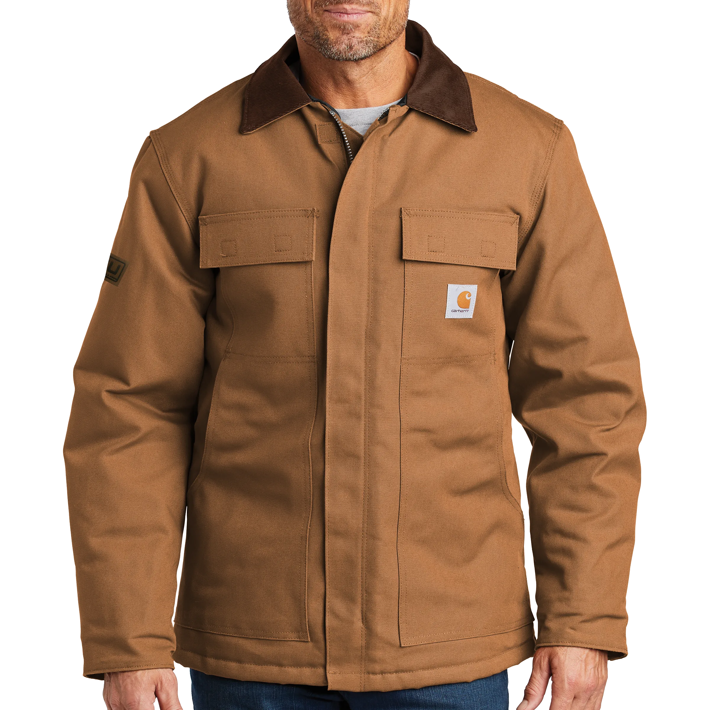 Carhartt  Duck Traditional Coat - Pleather Mono Patch