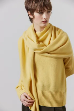 Cashmere Scarf - Winter Yellow