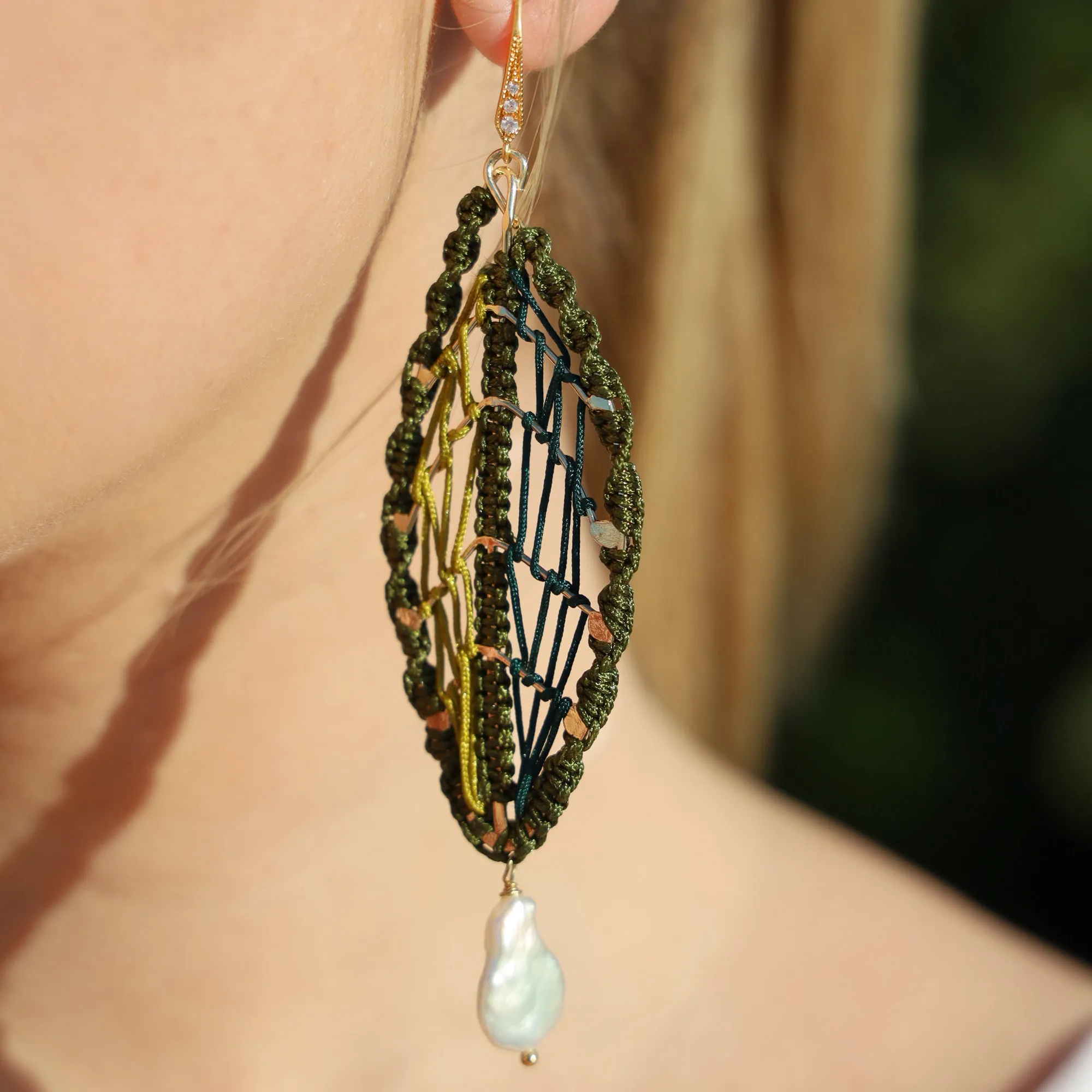 Catalina Artisan Statement Earrings