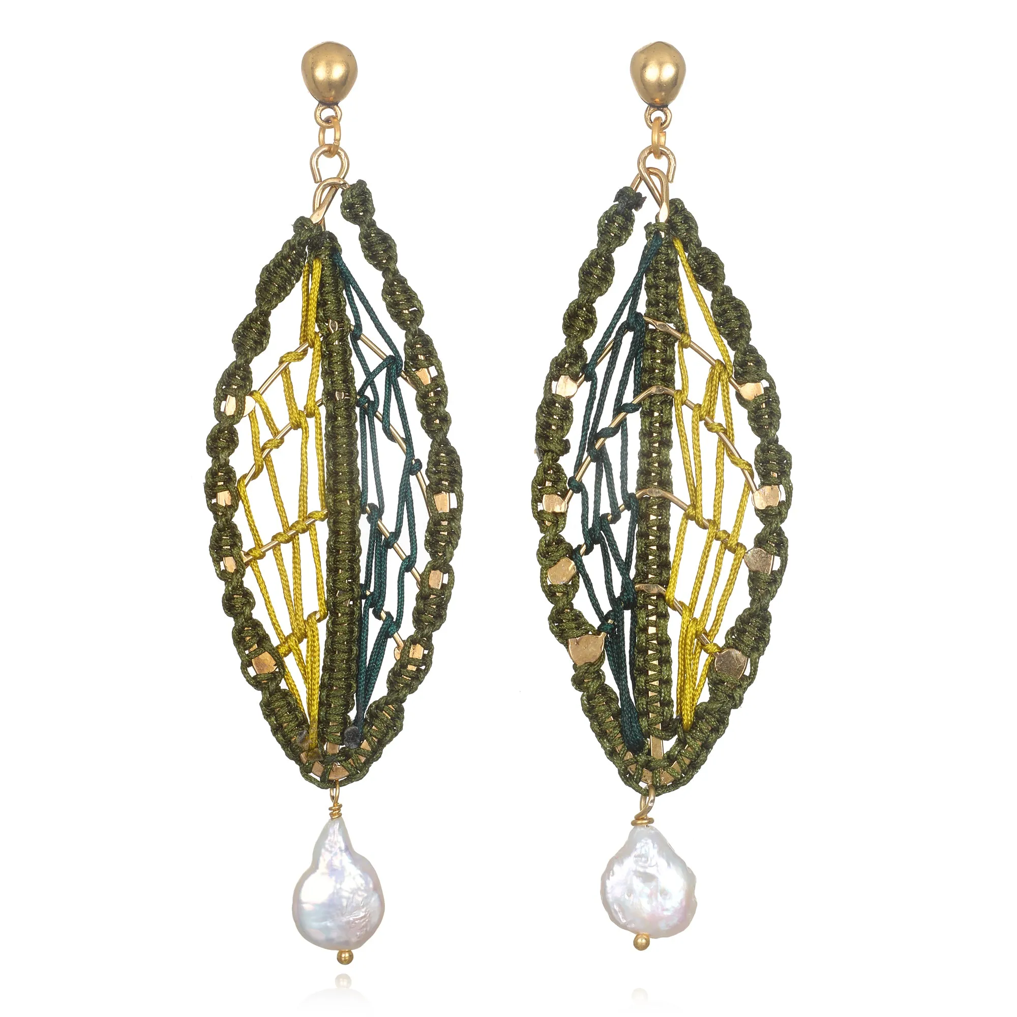 Catalina Artisan Statement Earrings