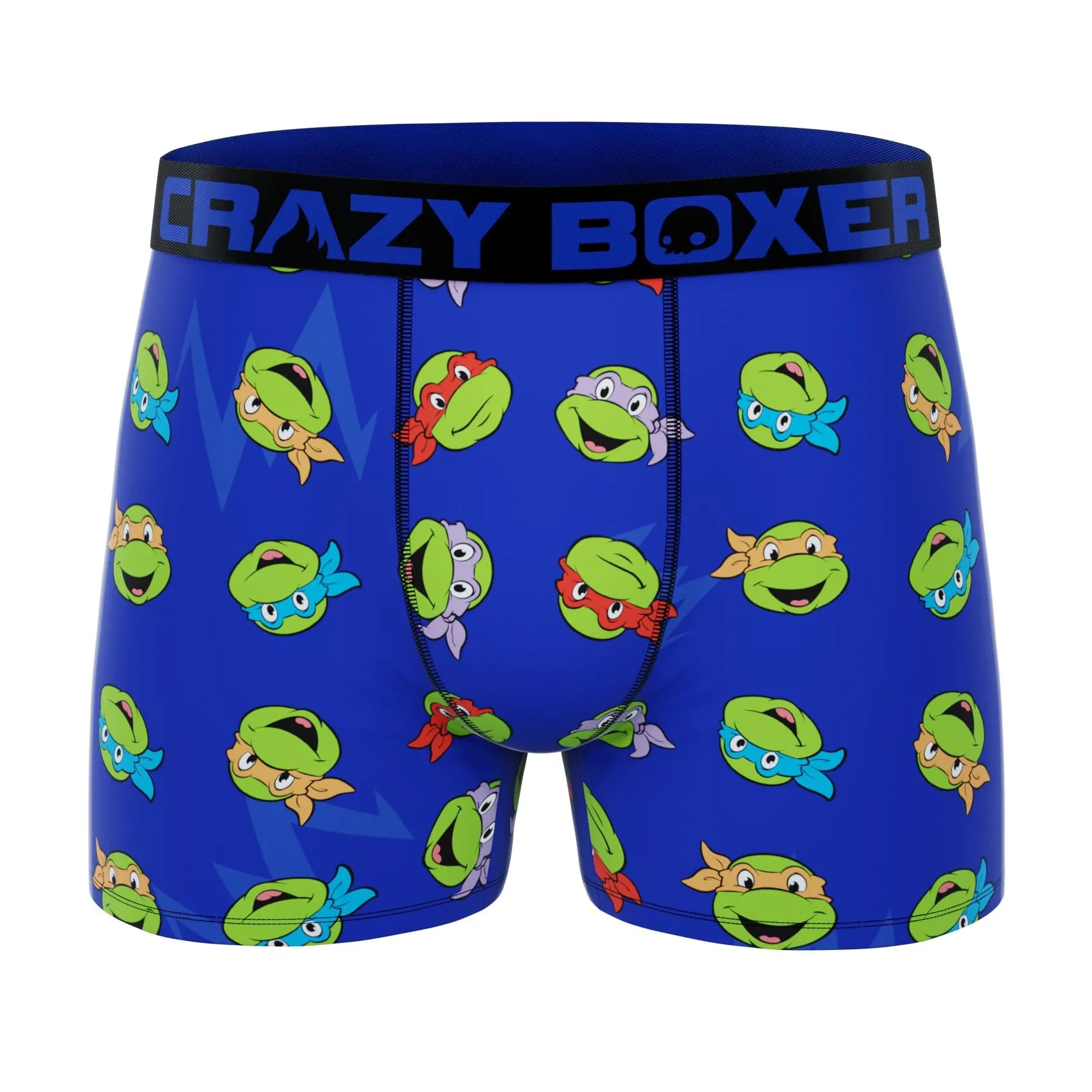 CRAZYBOXER Ninja Turtles Cowabunga Men's Boxer Briefs (3 pack)