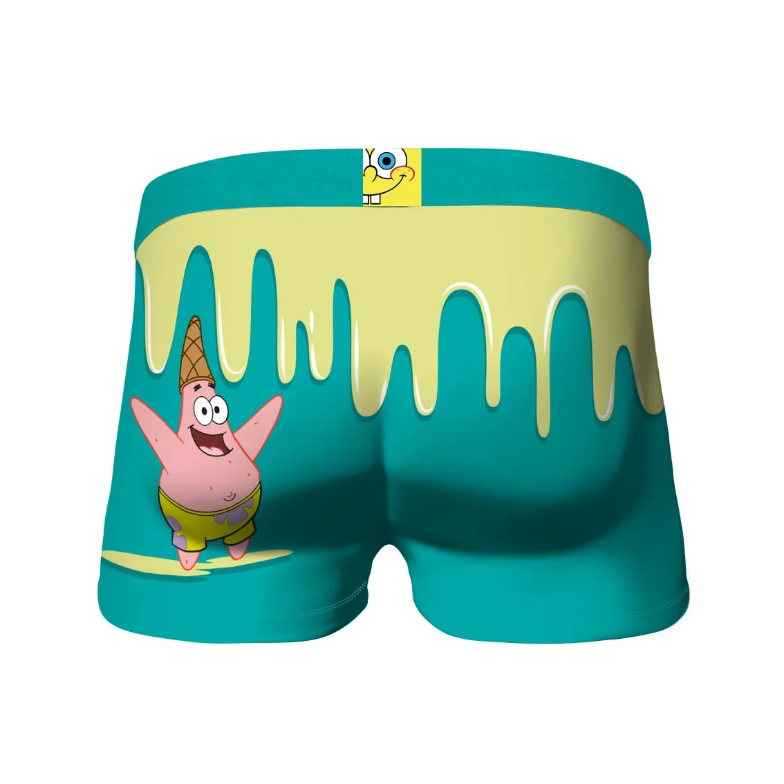 CRAZYBOXER Spongebob Patrick IceCream Men's Boxer Briefs (2 pack)