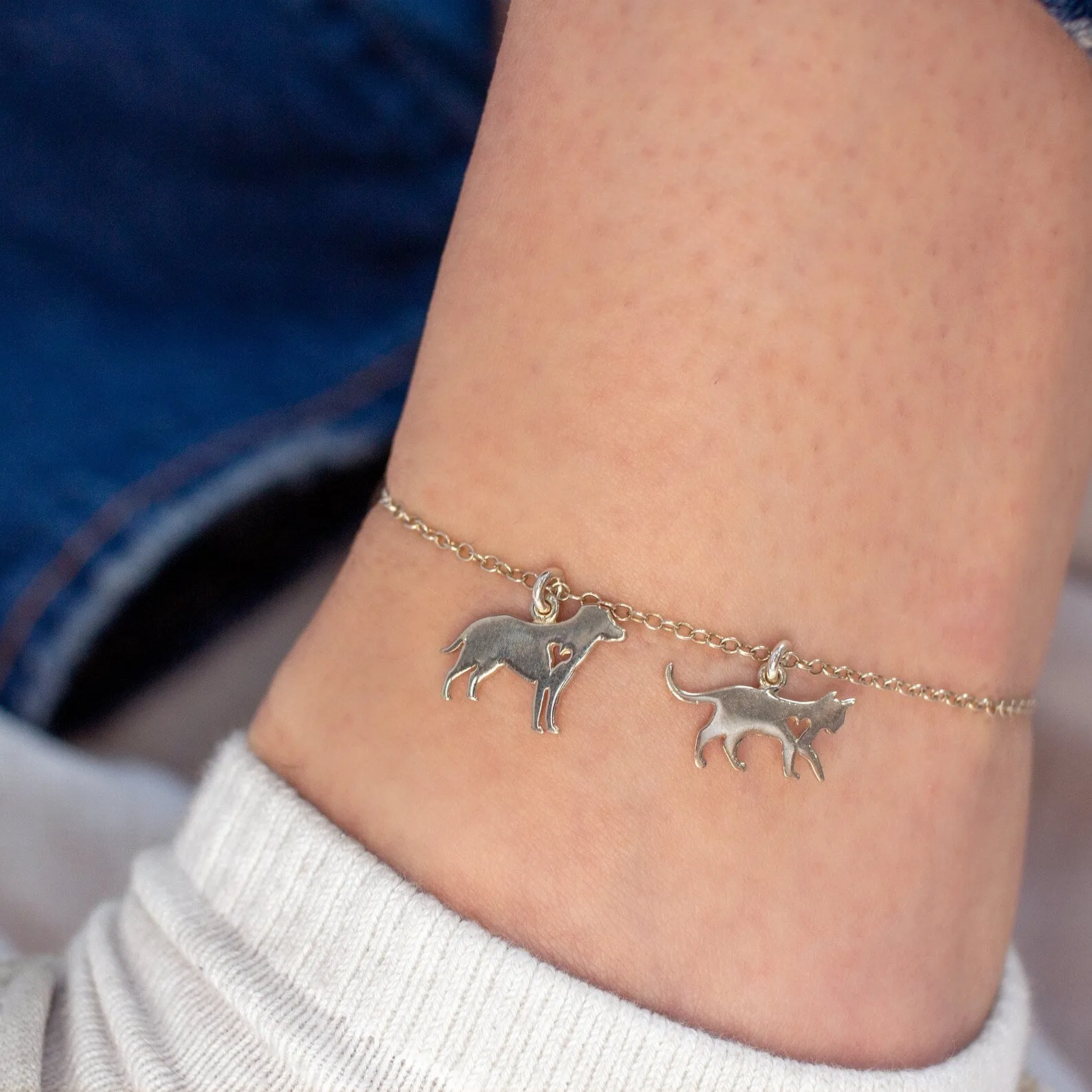 Custom Charm Anklet : Available with a variety of charms