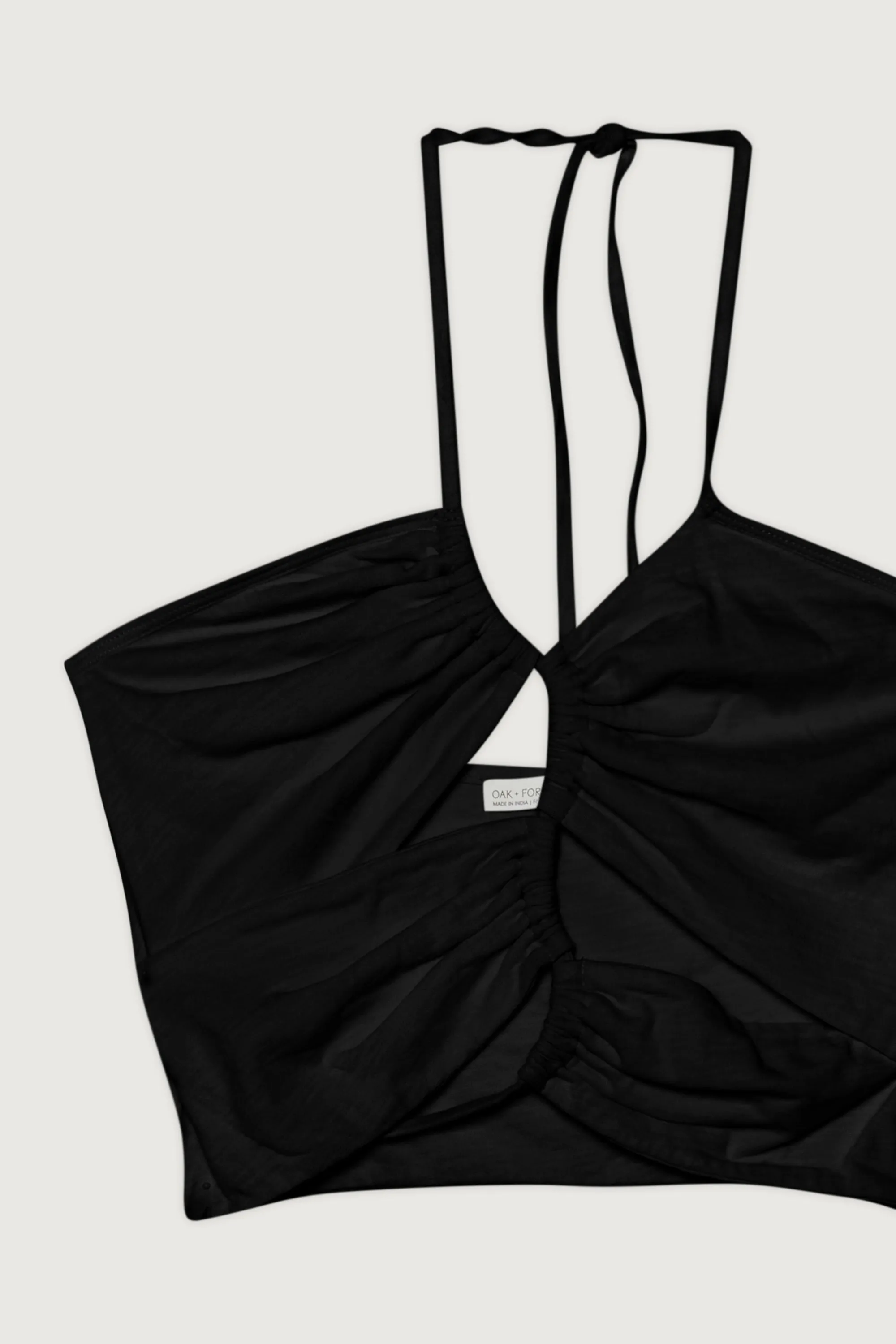 CUTOUT HALTER TOP