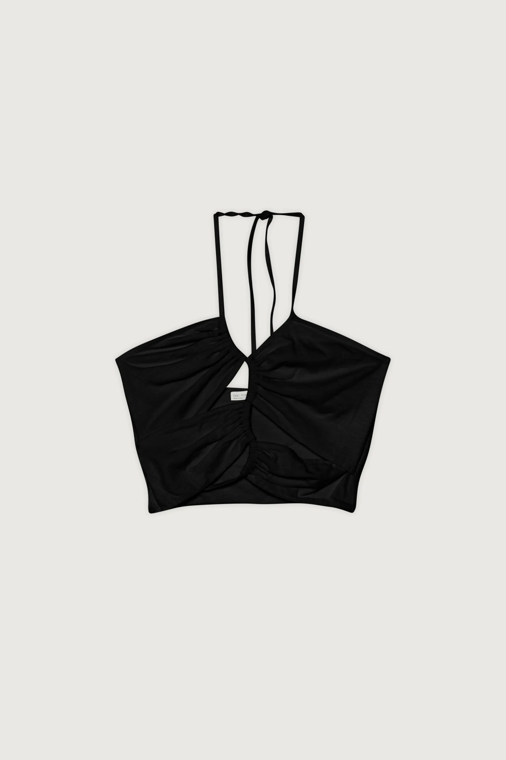 CUTOUT HALTER TOP