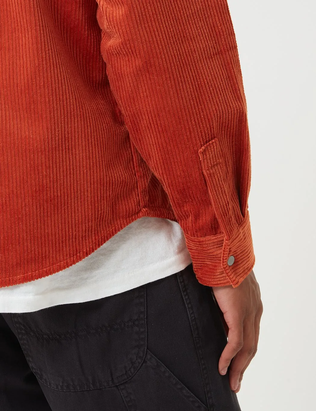 Dickies Ivel Cord Shirt - Rust Red