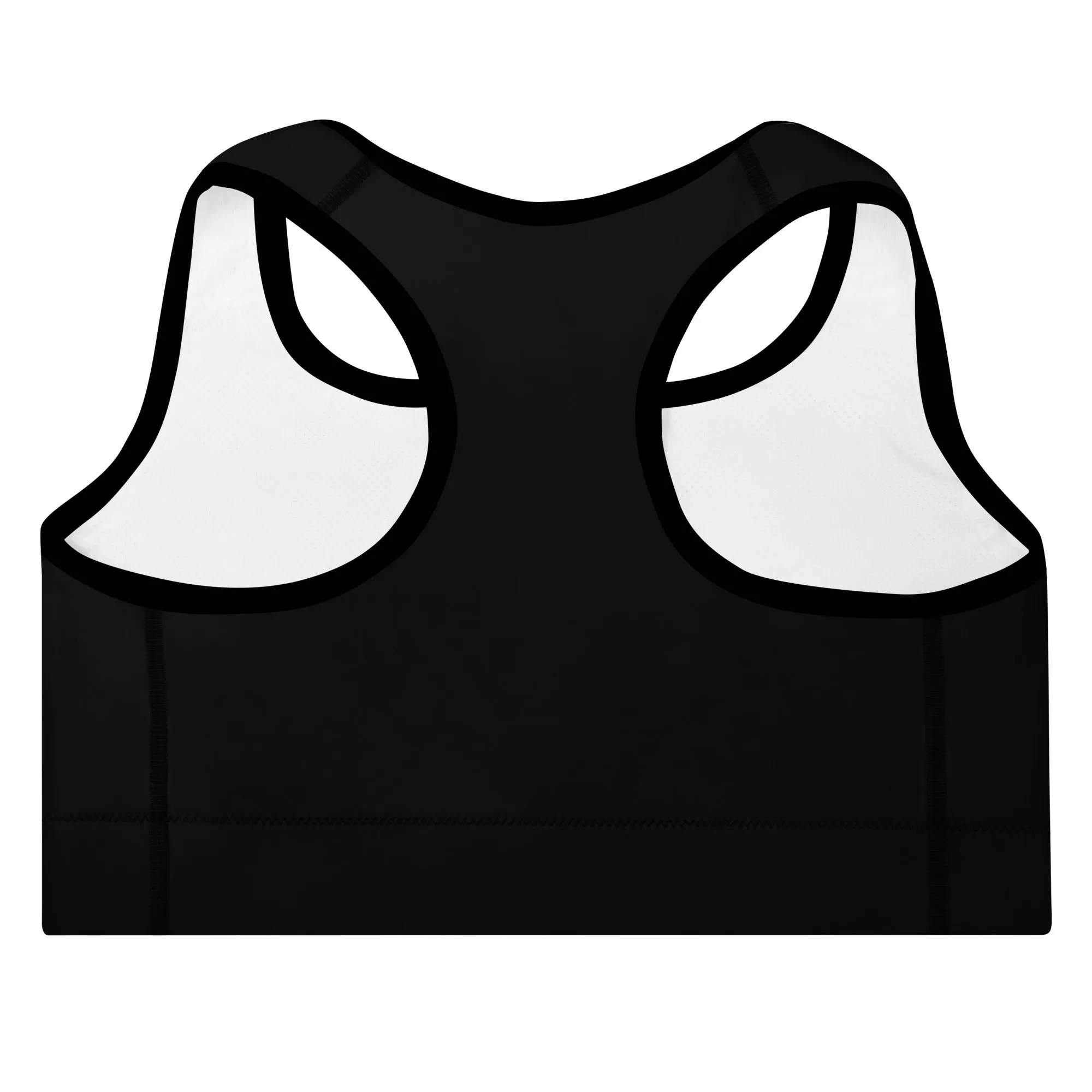 ELEVATED ESSENTIALS, GS LOGO THE PERFECT PADDED SPORTS BRA BLACK