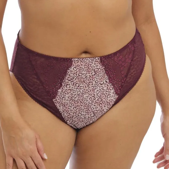 Elomi Lucie High Leg Brief EL4496 in Wild Thing