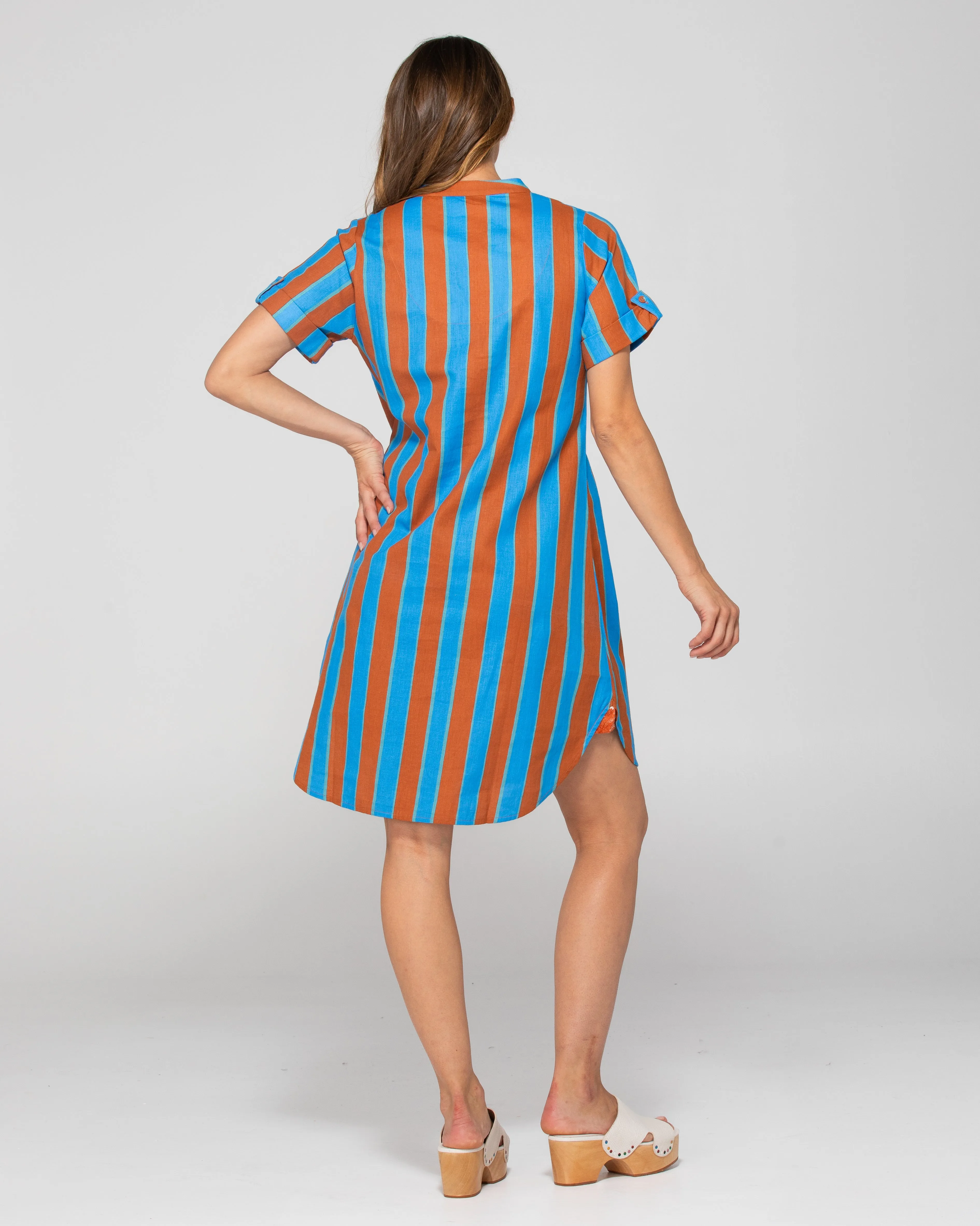 Fay Shirt Dress - Cabana Stripe