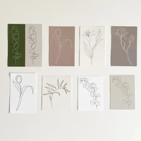 Flower Drawing Stickers