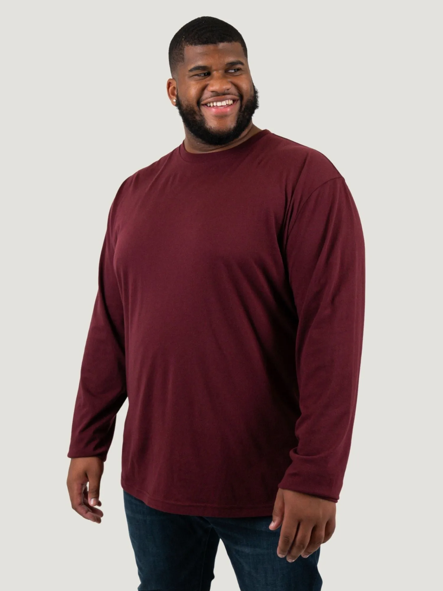 Garnet Long Sleeve Crew Neck