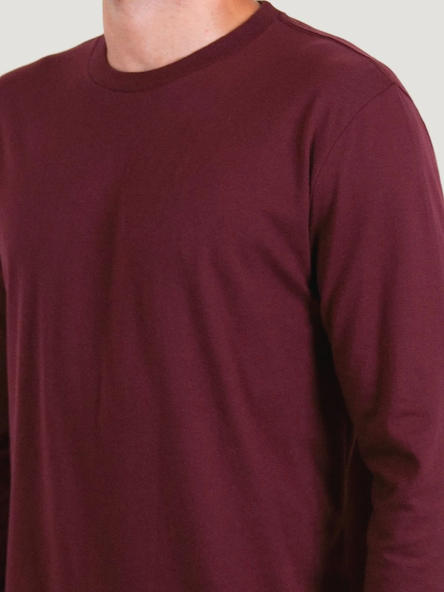 Garnet Long Sleeve Crew Neck