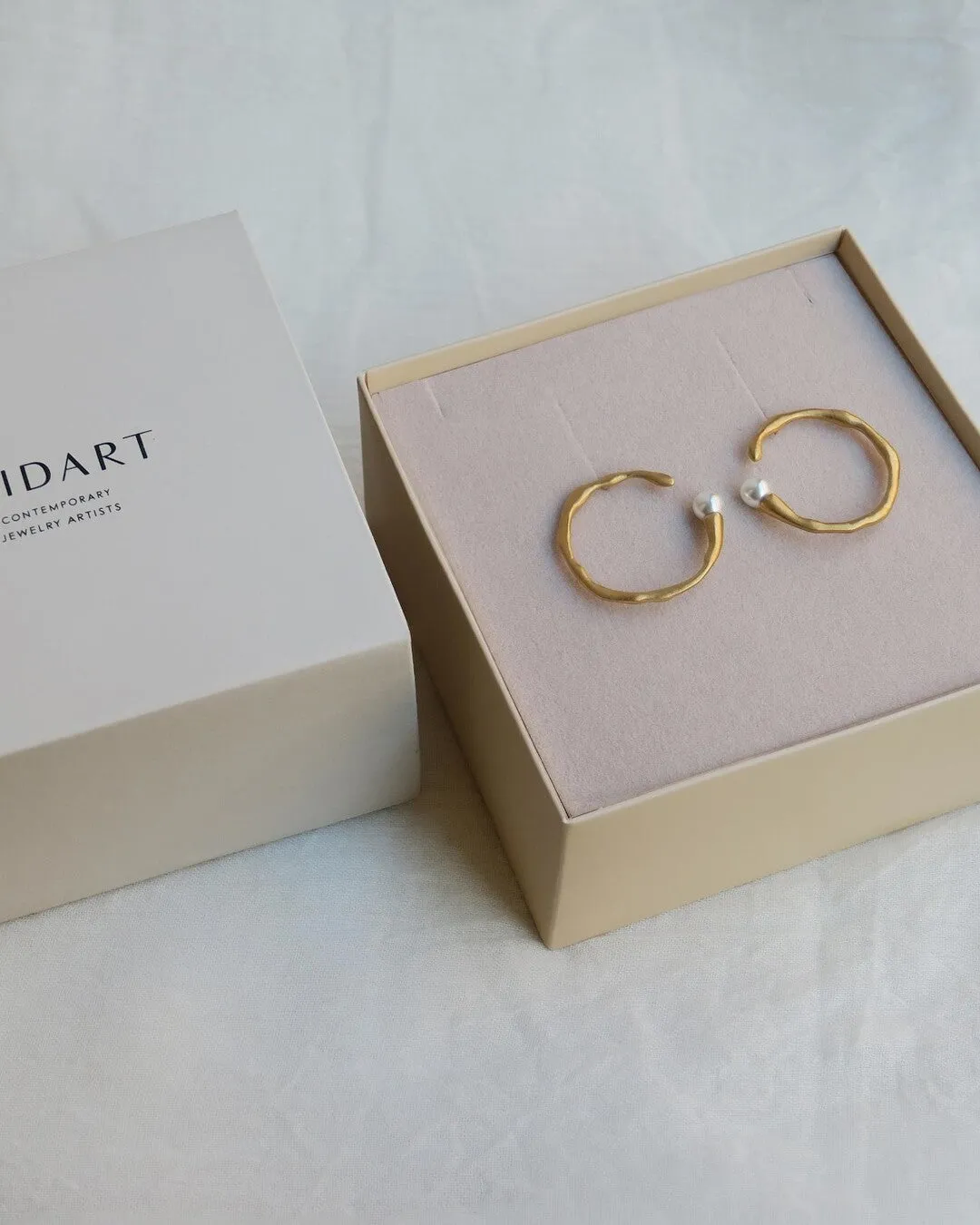 Golden Eclat circle Earrings